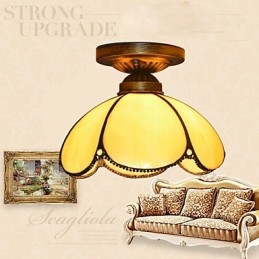Europe Type Restoring Ancient Ways Is Contracted And Creative Arts Bending Absorb Dome Light Lamp