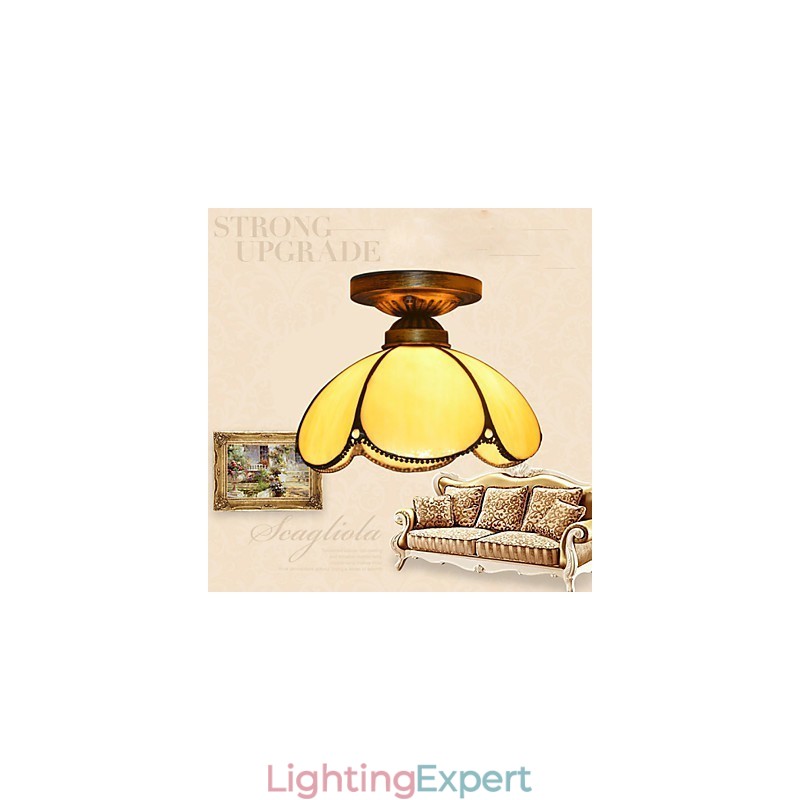 Europe Type Restoring Ancient Ways Is Contracted And Creative Arts Bending Absorb Dome Light Lamp