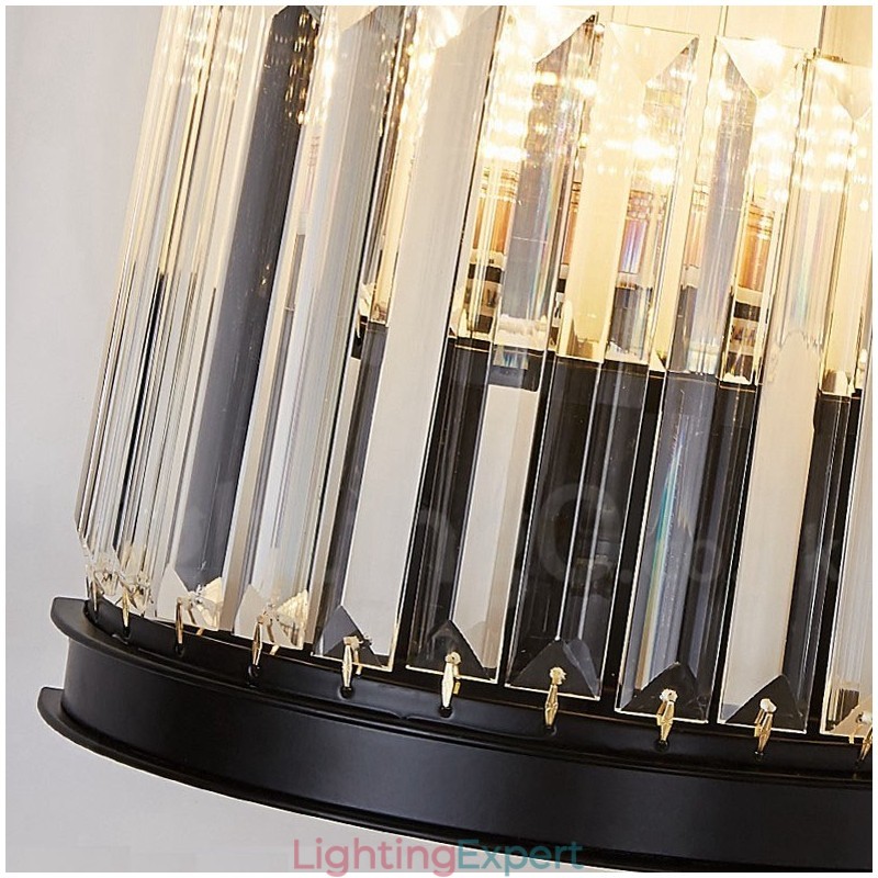 Modern Luxury K9 Crystal Wall Light with Crystal Shade