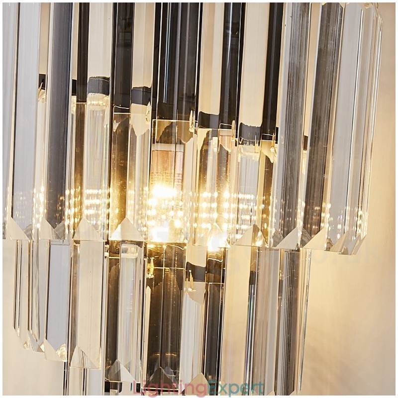 Modern Luxury K9 Crystal Wall Light with Crystal Shade