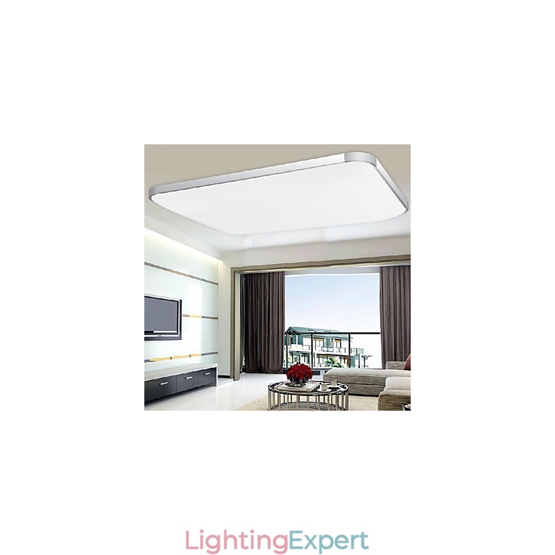 Modern Contemporary Electroplated Metal Flush Mount