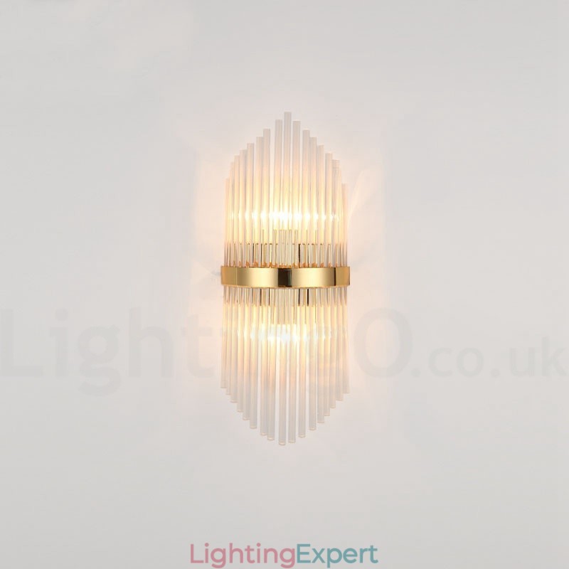 Modern Luxury K9 Crystal Wall Light with Crystal Shade