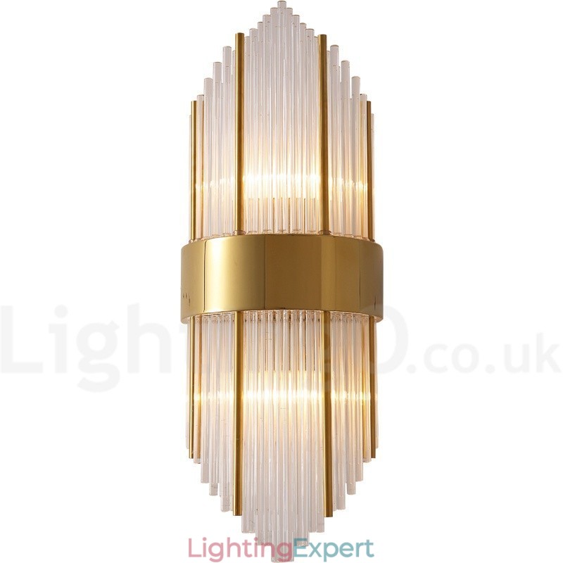 Modern Luxury K9 Crystal Wall Light with Crystal Shade