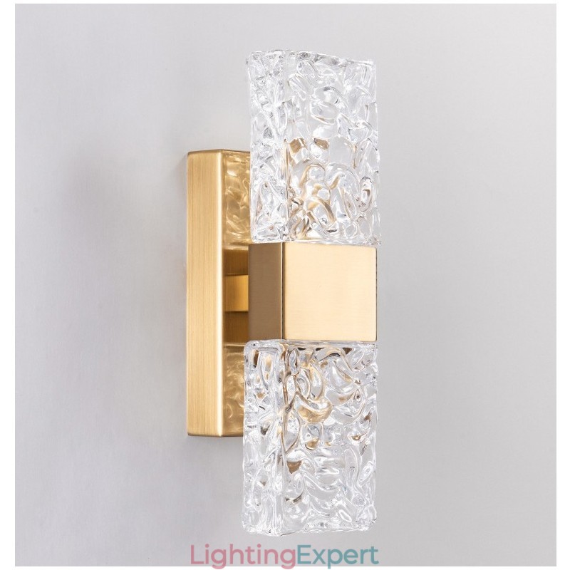 Modern Crystal Flush Mount Wall Light for Bedside Porch Aisle Living Room Bedroom Study