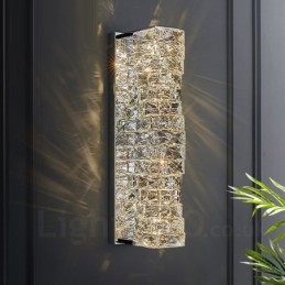 Modern K9 Crystal Wall Light for Bedside Porch Aisle Living Room Bedroom Study