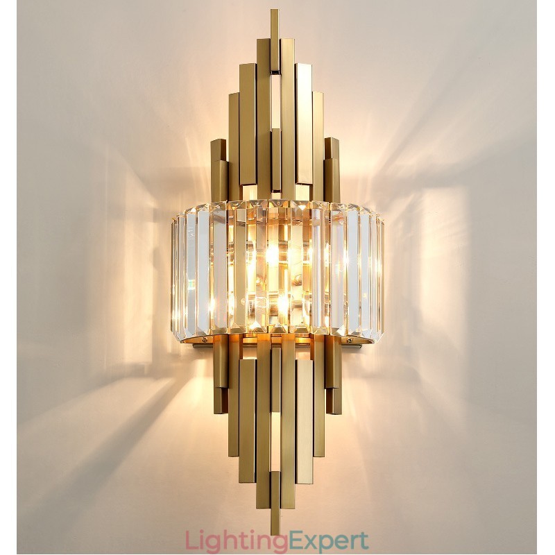 Postmodern Luxury Crystal Wall Light Living Room TV Background Wall Bedroom Bedside Wall Light