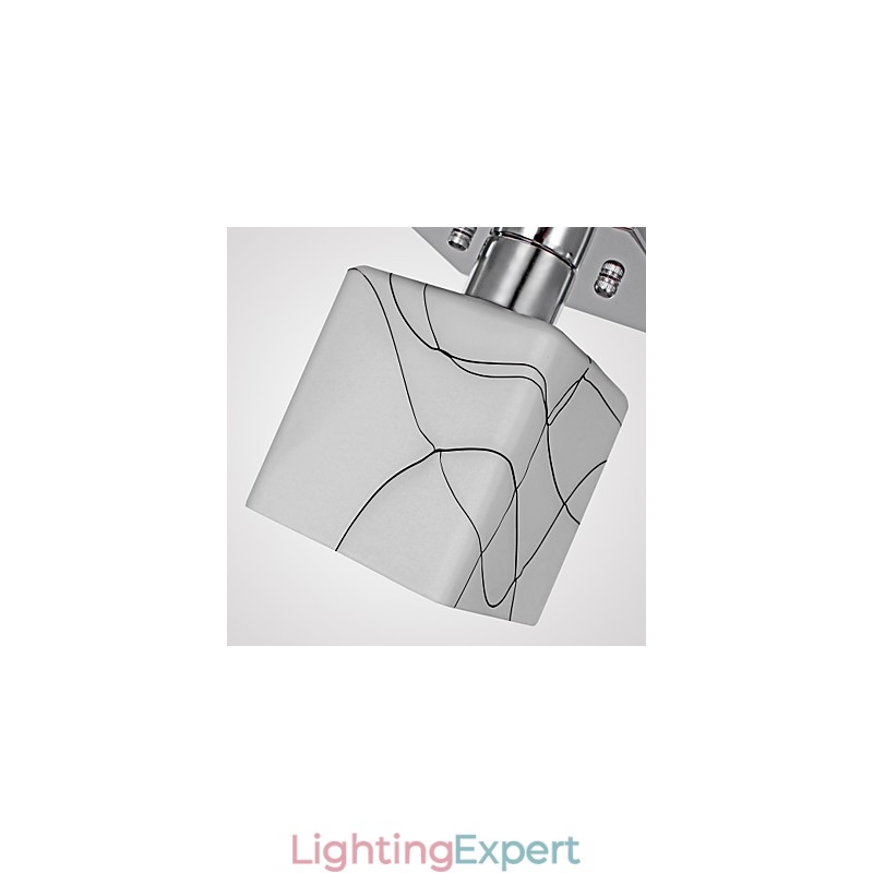 Modern Contemporary Mini Style Electroplated Metal Flush Mount