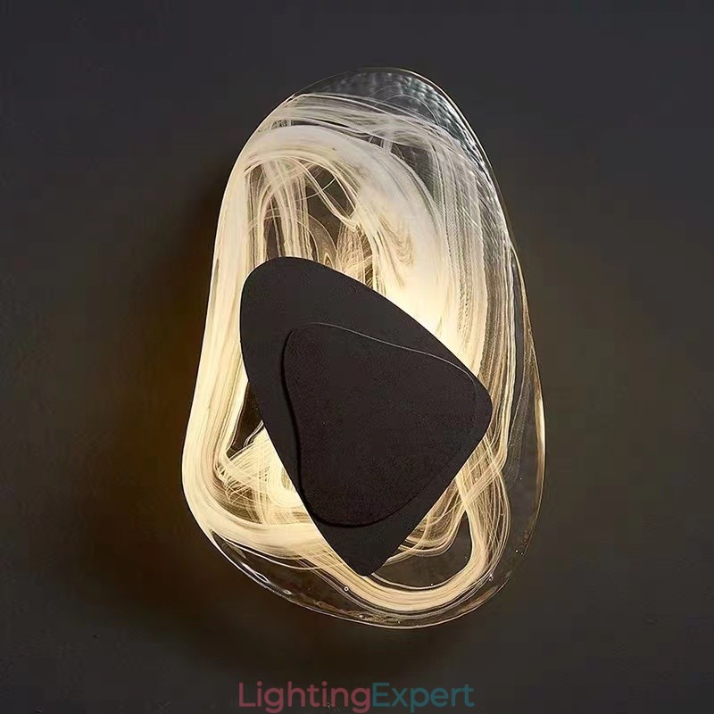 Nordic Crystal Wall Sconces Living Room Study Bedroom Bedside Aisle Living Room Background Wall Light