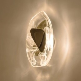 Nordic Crystal Wall Sconces Living Room Study Bedroom Bedside Aisle Living Room Background Wall Light