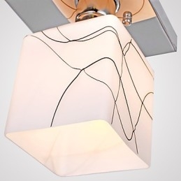 Modern Contemporary Mini Style Electroplated Metal Flush Mount