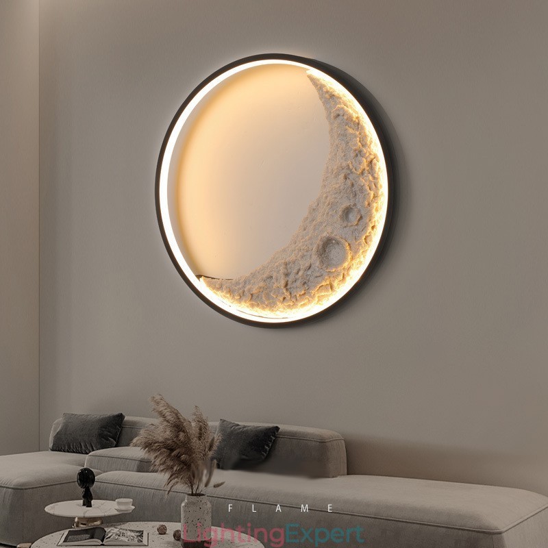 Nordic Indoor Round Background Wall Decorative Wall Lights