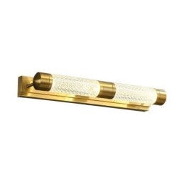 Wall Lamp Brass Acrylic Cylinder Mirror Front Light
