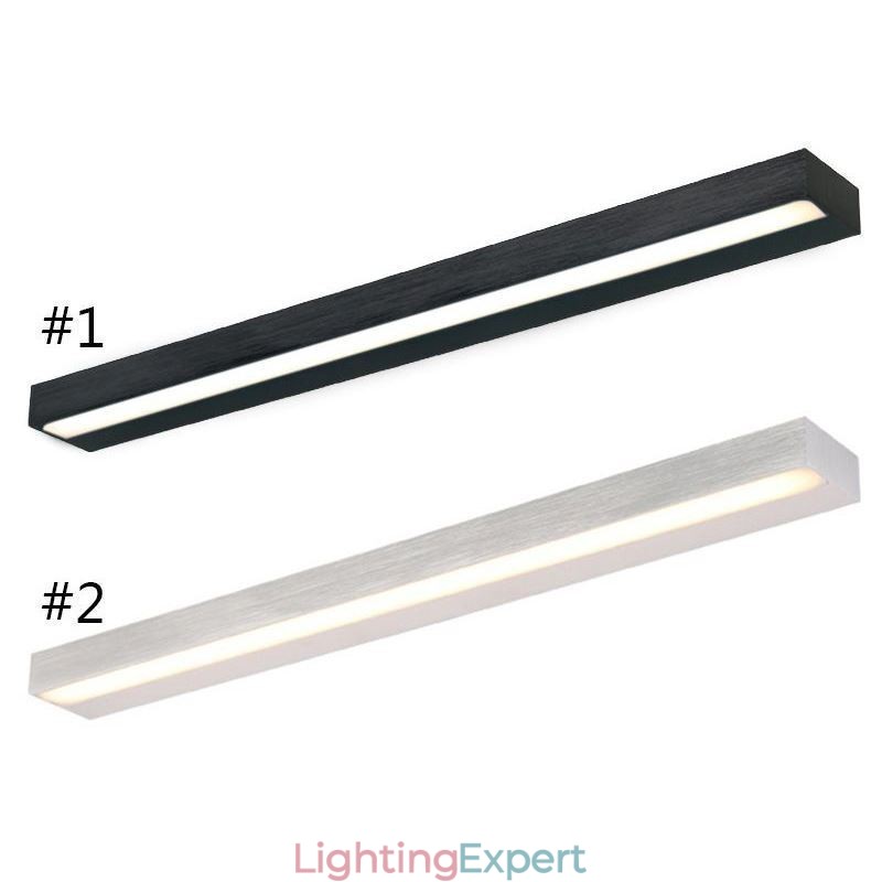 Modern Mirror Front Light Wall Lamp Acrylic Washroom Makeup Lighting