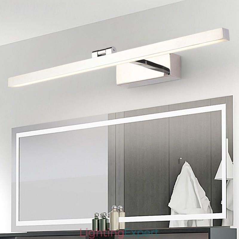 Nordic Style Mirror Front Light Angle Adjustable Wall Lamp Washroom