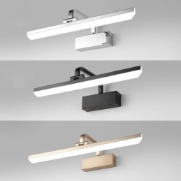 Modern Wall Lamp Mirror Front Light Angle Adjustable Washroom Makeup Light