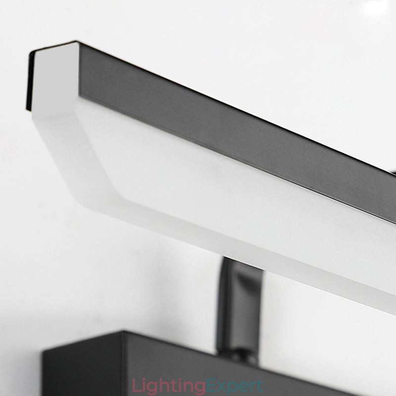 Modern Wall Lamp Mirror Front Light Angle Adjustable Washroom Makeup Light