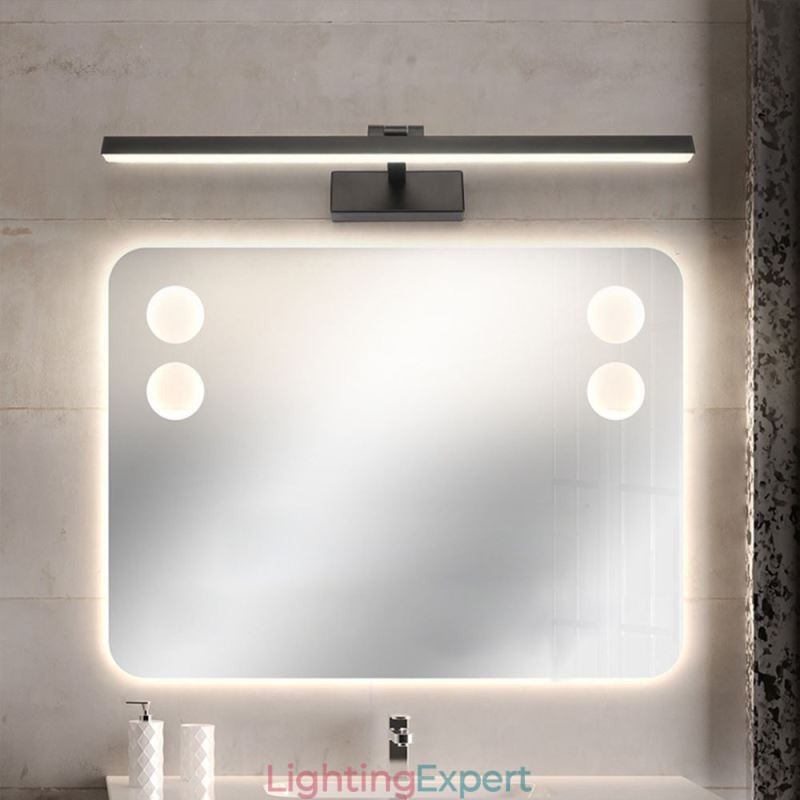 Nordic Style Mirror Front Light Angle Adjustable Wall Sconce Washroom