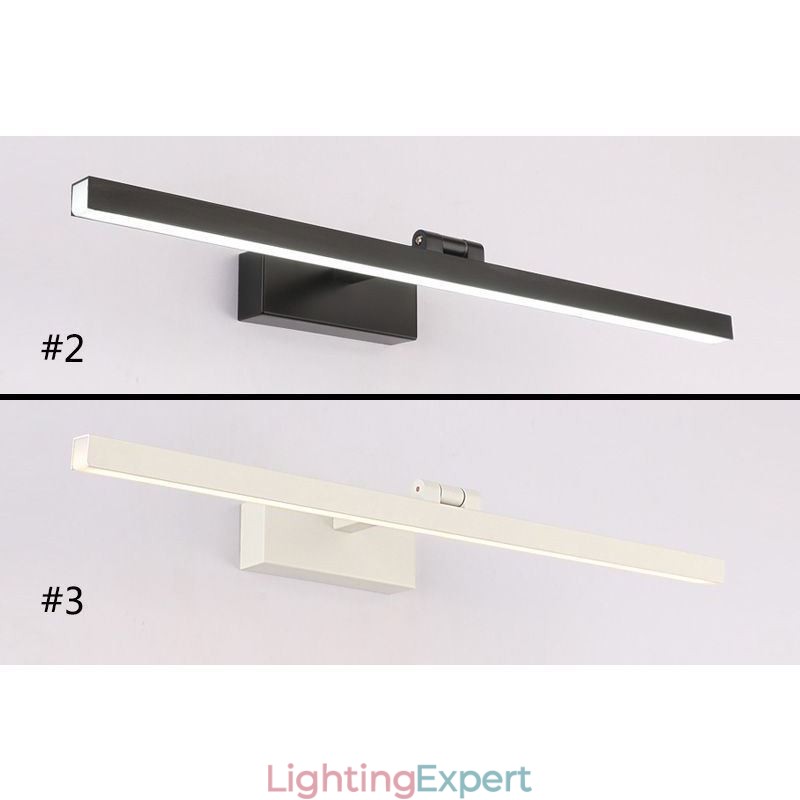 Nordic Style Mirror Front Light Angle Adjustable Wall Sconce Washroom