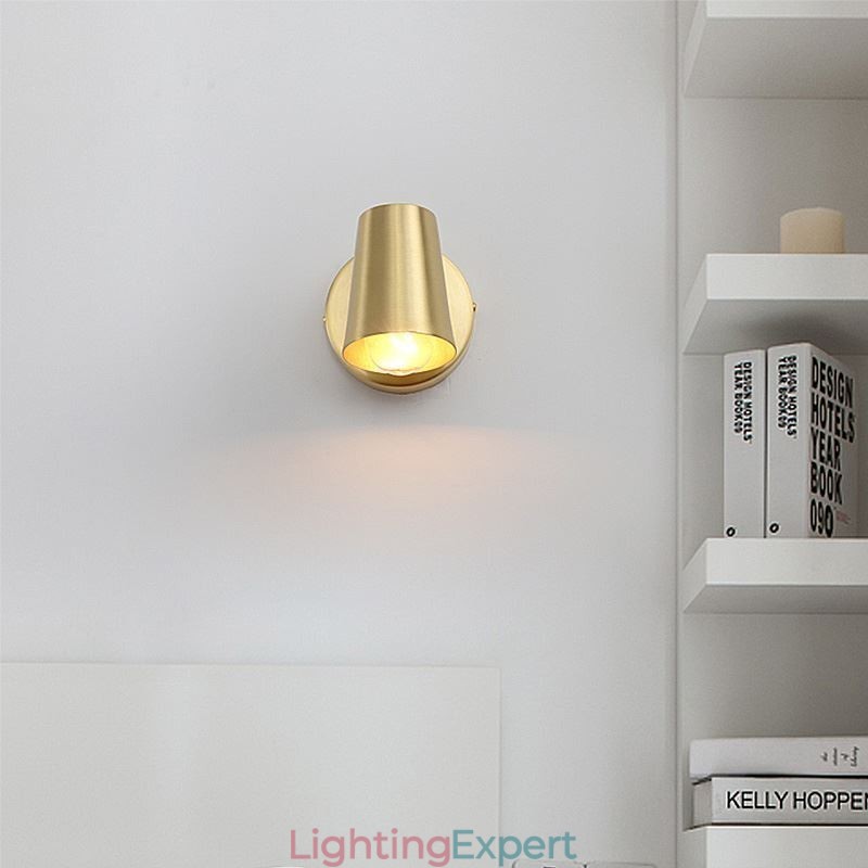 Nordic Brass Mirror Front Light Spot Wall Lamp