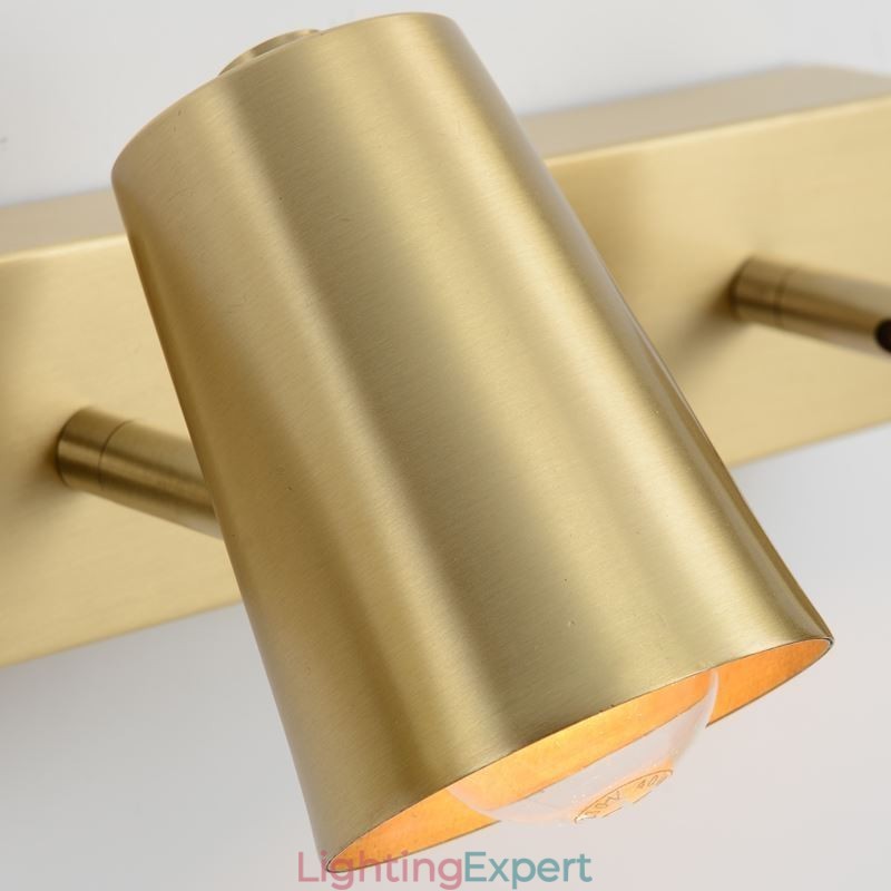 Nordic Brass Mirror Front Light Spot Wall Lamp