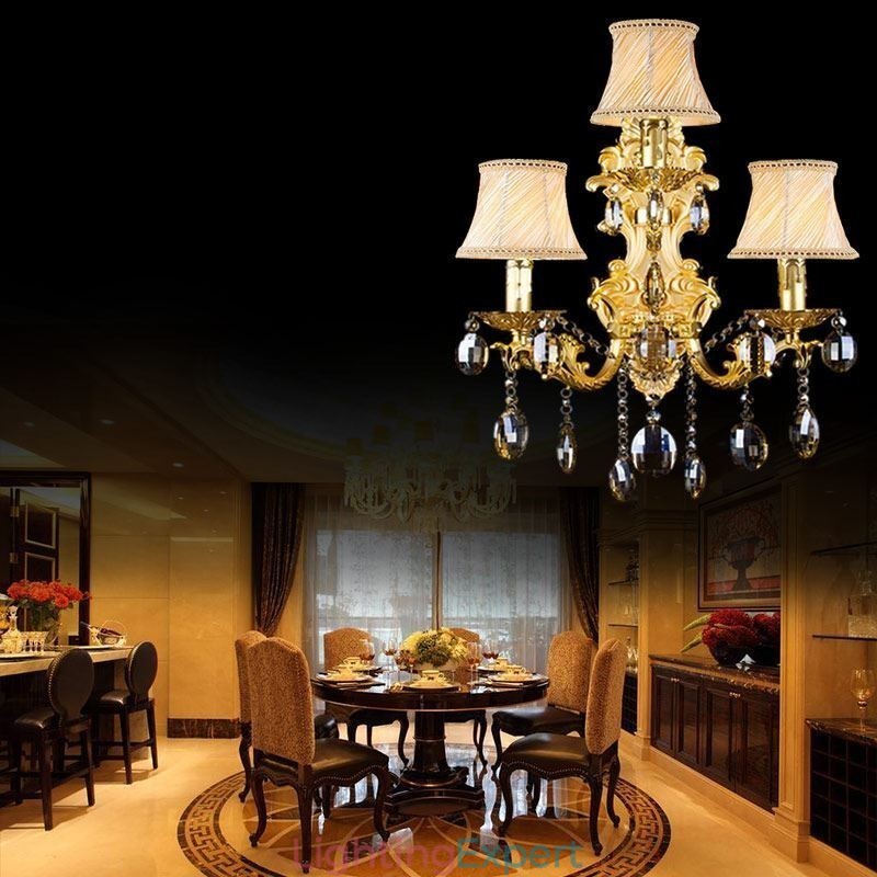 European Fashion Wall Lamp Luxurious Crystal Drop Wall Sconce Lighting
