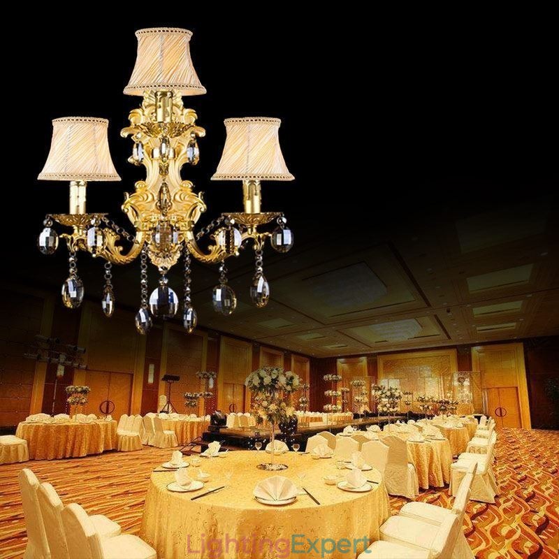 European Fashion Wall Lamp Luxurious Crystal Drop Wall Sconce Lighting