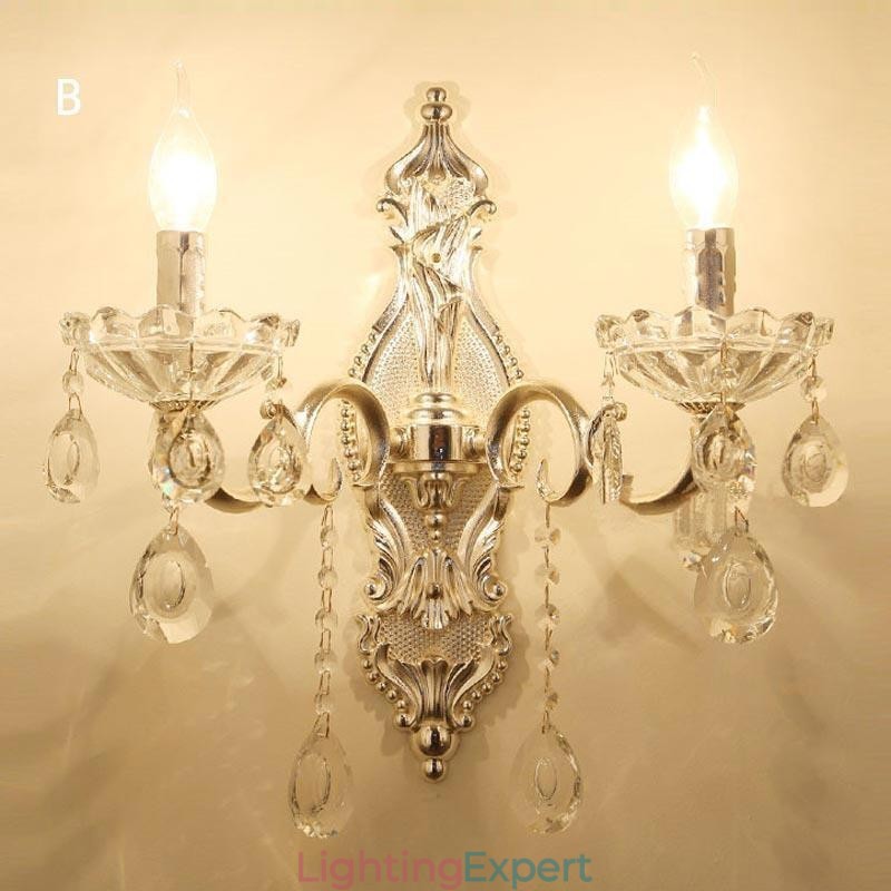 European Wall Lamp Crystal Wall Sconce Decoration Light Sconce Lighting