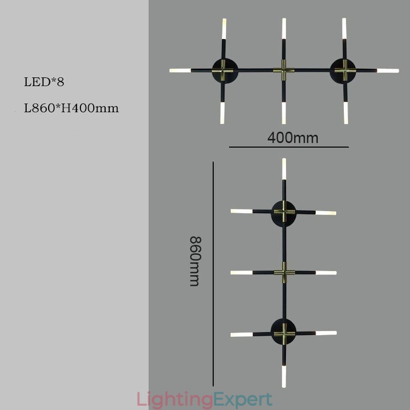 Wall Light Splicing Warm White Creative Wall Sconce DIY Combination Lamp