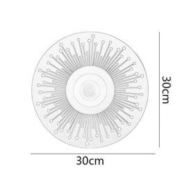 Wall Sconce Nordic Full Copper Hollow Round Wall Light