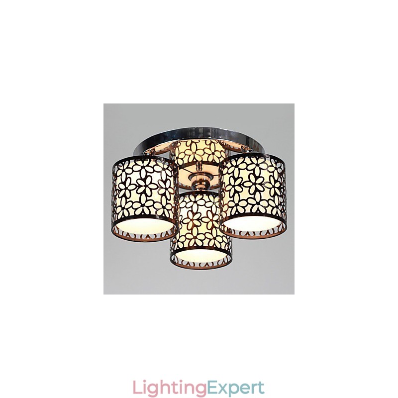 Modern Contemporary Painting Metal Flush Mount