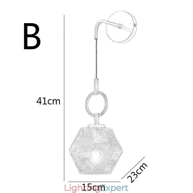 Modern Wall Light Creative Glass Wall Sconce Lamp