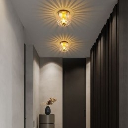 Modern Wall Lighting With Clear Glass Shade Brushed Wall Sconce Lighting