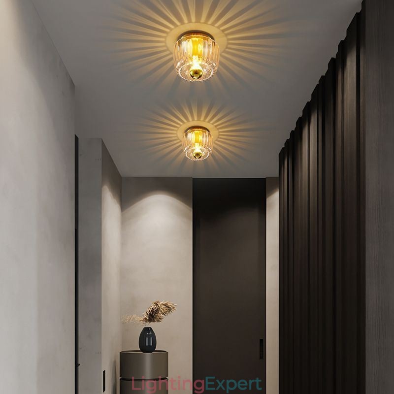 Modern Wall Lighting With Clear Glass Shade Brushed Wall Sconce Lighting