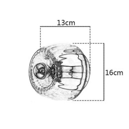 Modern Wall Lighting With Clear Glass Shade Brushed Wall Sconce Lighting