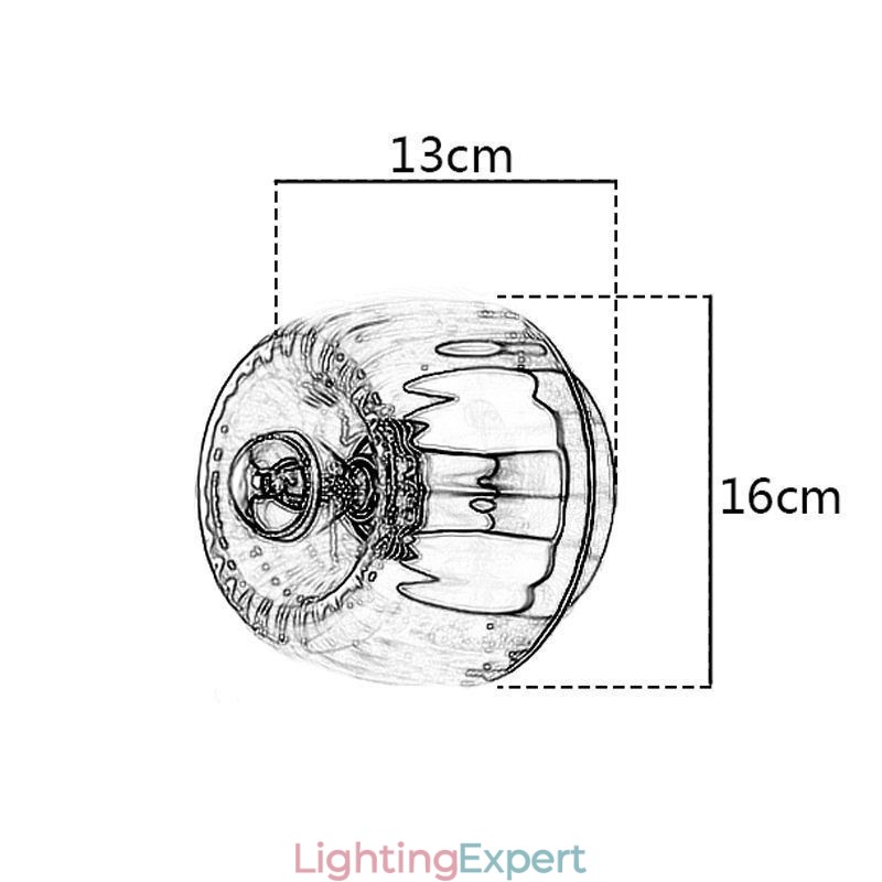 Modern Wall Lighting With Clear Glass Shade Brushed Wall Sconce Lighting