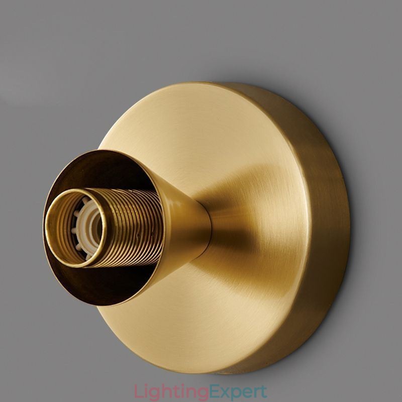 Modern Wall Lighting With Clear Glass Shade Brushed Wall Sconce Lighting