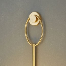 Modern Globe Wall Sconce Brushed Gold Glass Wall Light