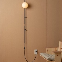 Globe Wall Sconce Lighting Mid Century Magic Bean Wall Lamp With Plug
