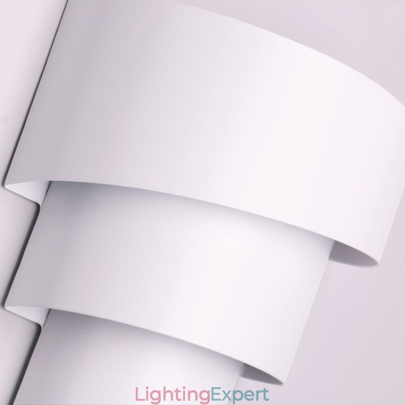 Modern Minimalist Wall Lamp Spiral Cake Sconce Light Bedside