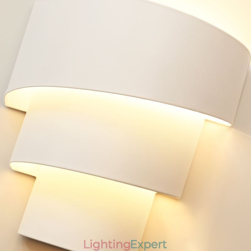 Modern Minimalist Wall Lamp Spiral Cake Sconce Light Bedside