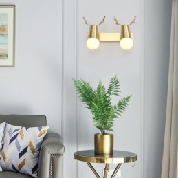 Nordic Brass Wall Lamp Mirror Front Light