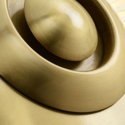 Nordic Brass Wall Lamp Hollow out Round Shape Sconce Light
