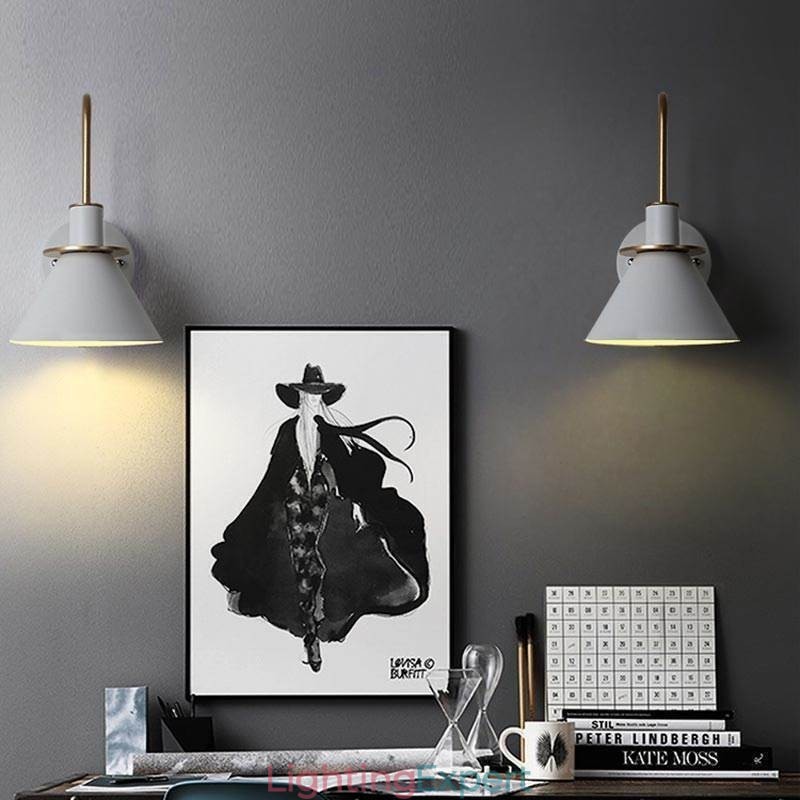 Nordic Wall Light Makron Style Wall Sconce Creative Mirror front Lamp Light
