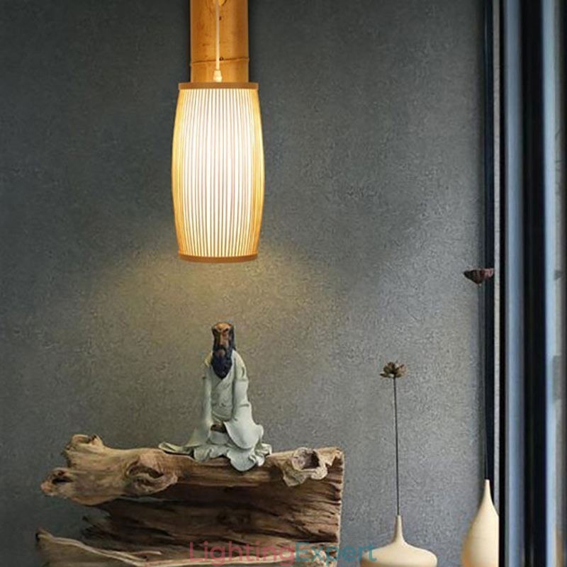Woven Bamboo Wall Sconce Retro Chinese Wall Light Lighting