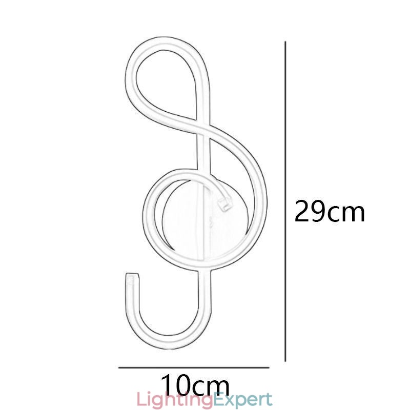 Wall Sconce Minimalist Acrylic Note Wall Light