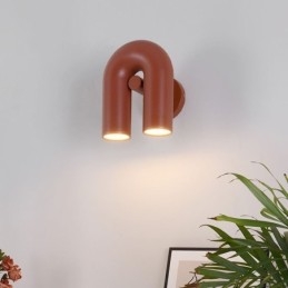 Wall Sconce U Shape Minimalist Creative Wall Light 90° Rotating Lampshade