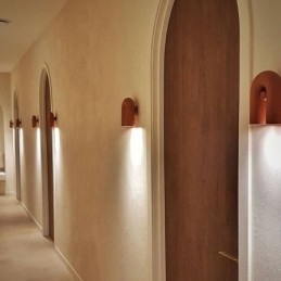 Wall Sconce U Shape Minimalist Creative Wall Light 90° Rotating Lampshade