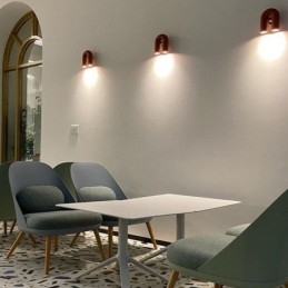 Wall Sconce U Shape Minimalist Creative Wall Light 90° Rotating Lampshade