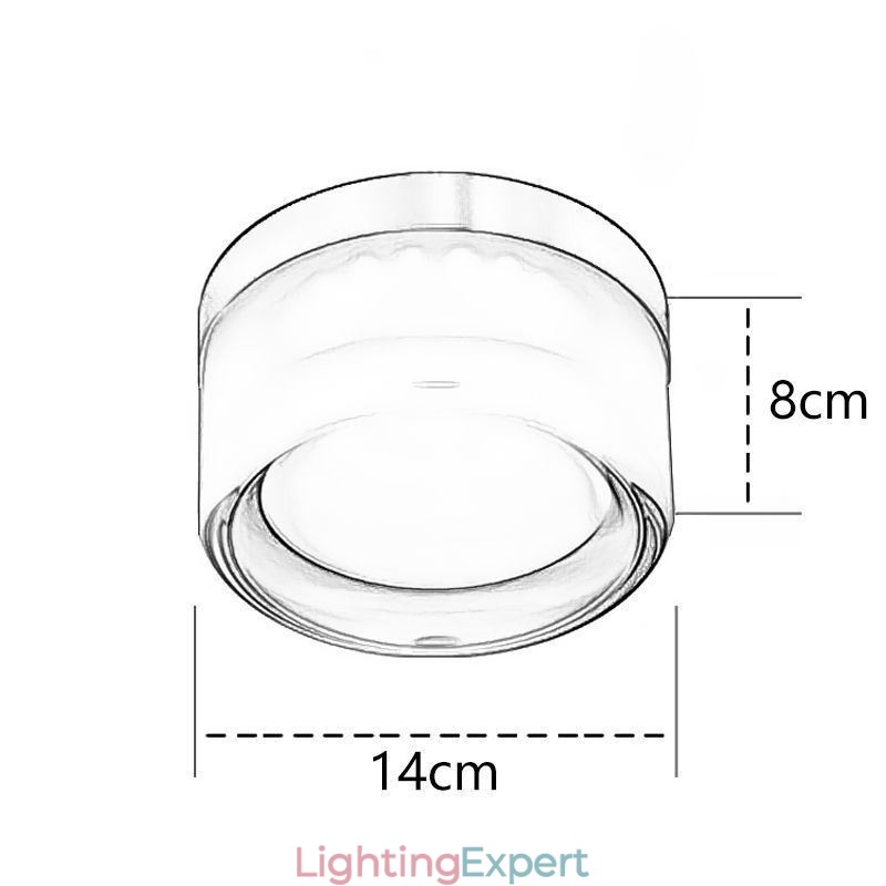 Wall Light Modern Minimalist Acrylic Single Head Round Wrought Iron Small Wall Sconce