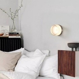 Wall Light Modern Minimalist Acrylic Single Head Round Wrought Iron Small Wall Sconce